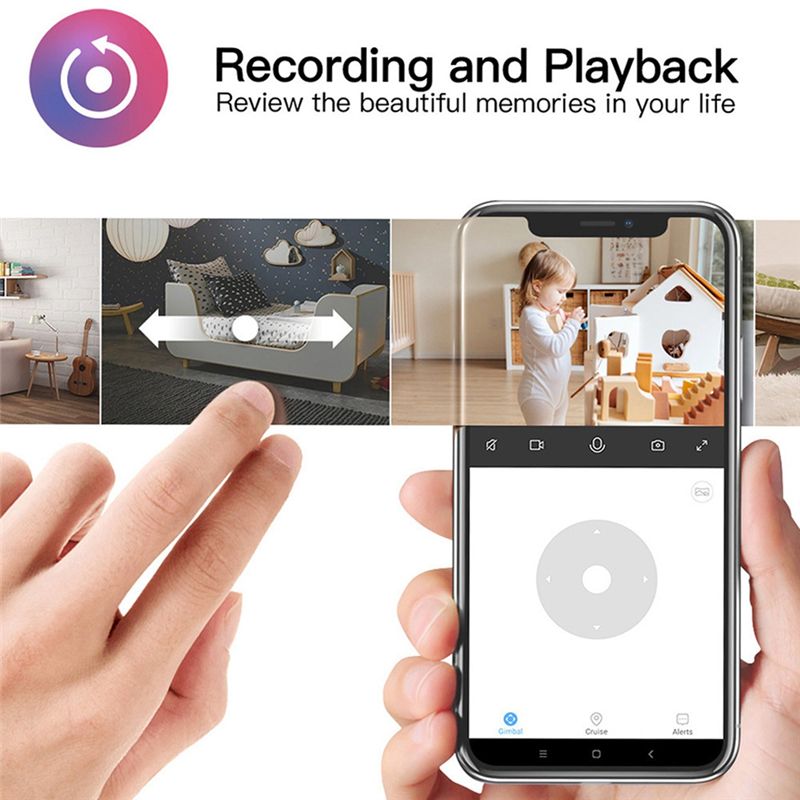 Wireless Baby Monitor - 필수 실내 와이파이 투야 카메라, 베이비