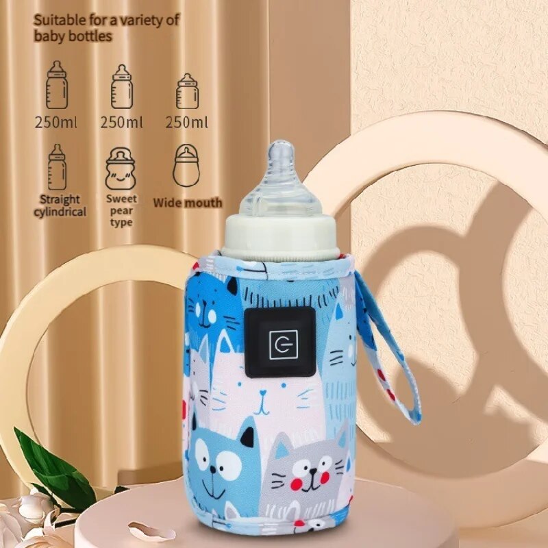 Portable Bottle Warmer - 가정용 USB 우유 워머, 일정한 온도,