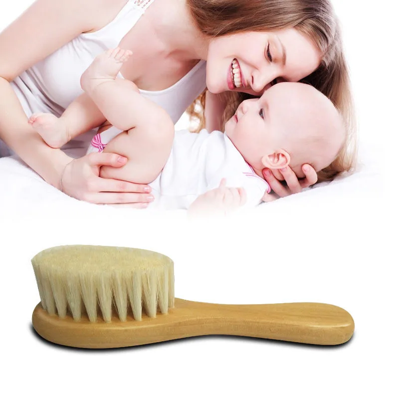 베이비 케어 순수 천연 양모 아기 나무 브러쉬 빗 브러 - Baby Products Essentials 리뷰 및 가격