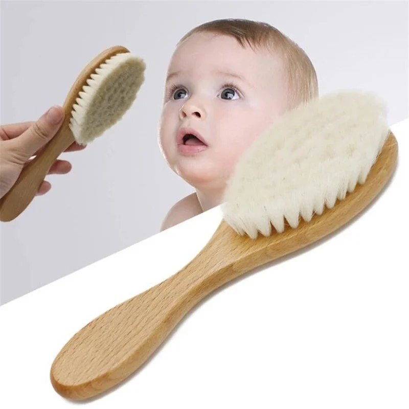 베이비 케어 순수 천연 양모 아기 나무 브러쉬 빗 브러 - Baby Products Essentials 리뷰 및 가격