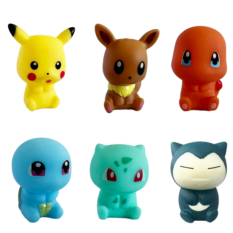 6Pcs 포켓몬 목욕 장난감 피카추 Bulbasaur  - Baby Products In Japan 리뷰 및 가격