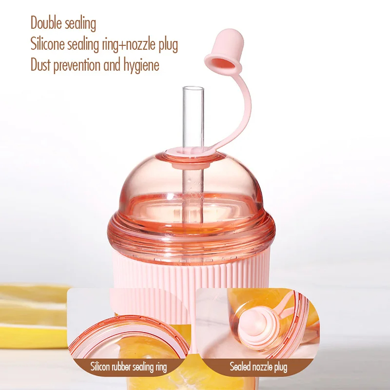 1개 430ml 휴대용 플립 스트로우 컵 플라스틱 인스 - Portable Bottle Warmer 리뷰 및 가격