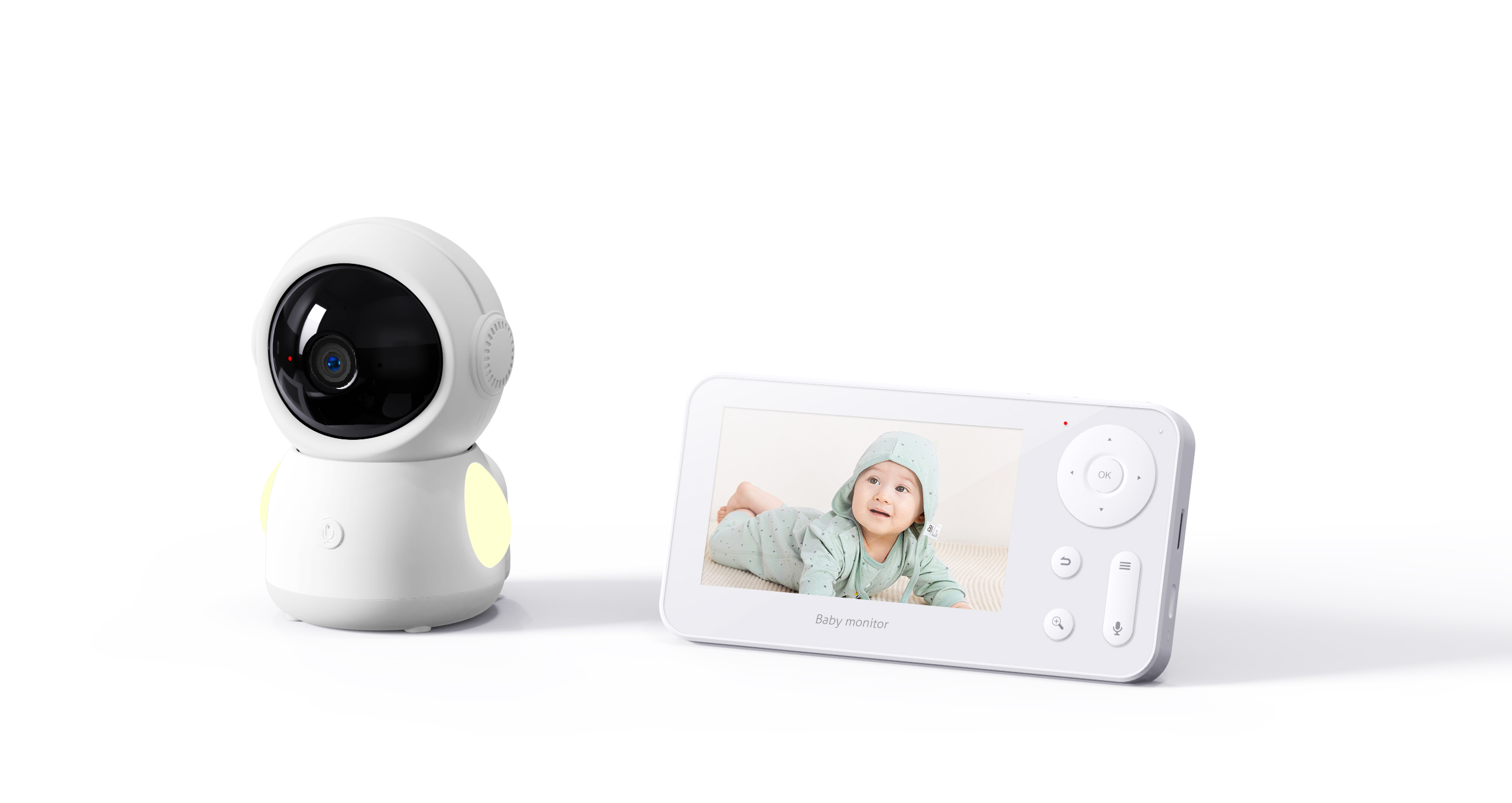 4.3인치 화면 2MP 1080P 풀 컬러 인터콤 WI - Wireless Baby Monitor 리뷰 및 가격
