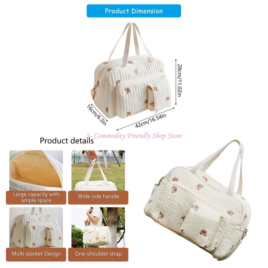 85ae 대용량 엄마 백 쉬운 저장 베이비 병 및 기저 - Baby Products Essentials 리뷰 및 가격