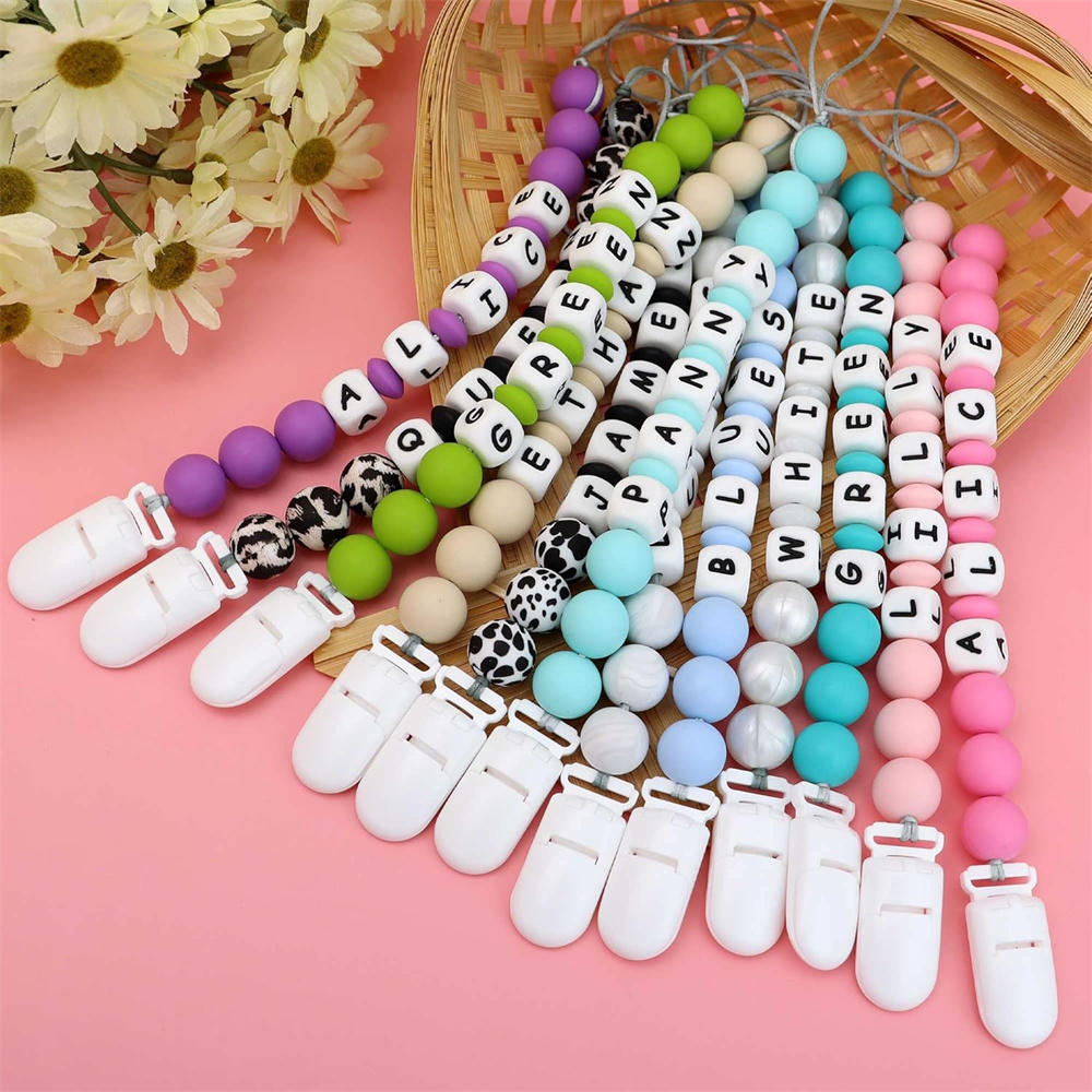 2pcs 아기 젖꼭지 홀더 맞춤형 이름 맞춤형 신생아  - Baby Products Nipples 리뷰 및 가격