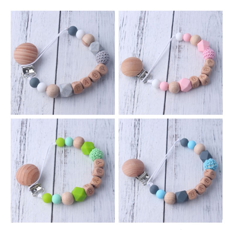 새로운 아기 젖꼭지 클립 맞춤형 이름 Teethers  - Baby Products Nipples 리뷰 및 가격
