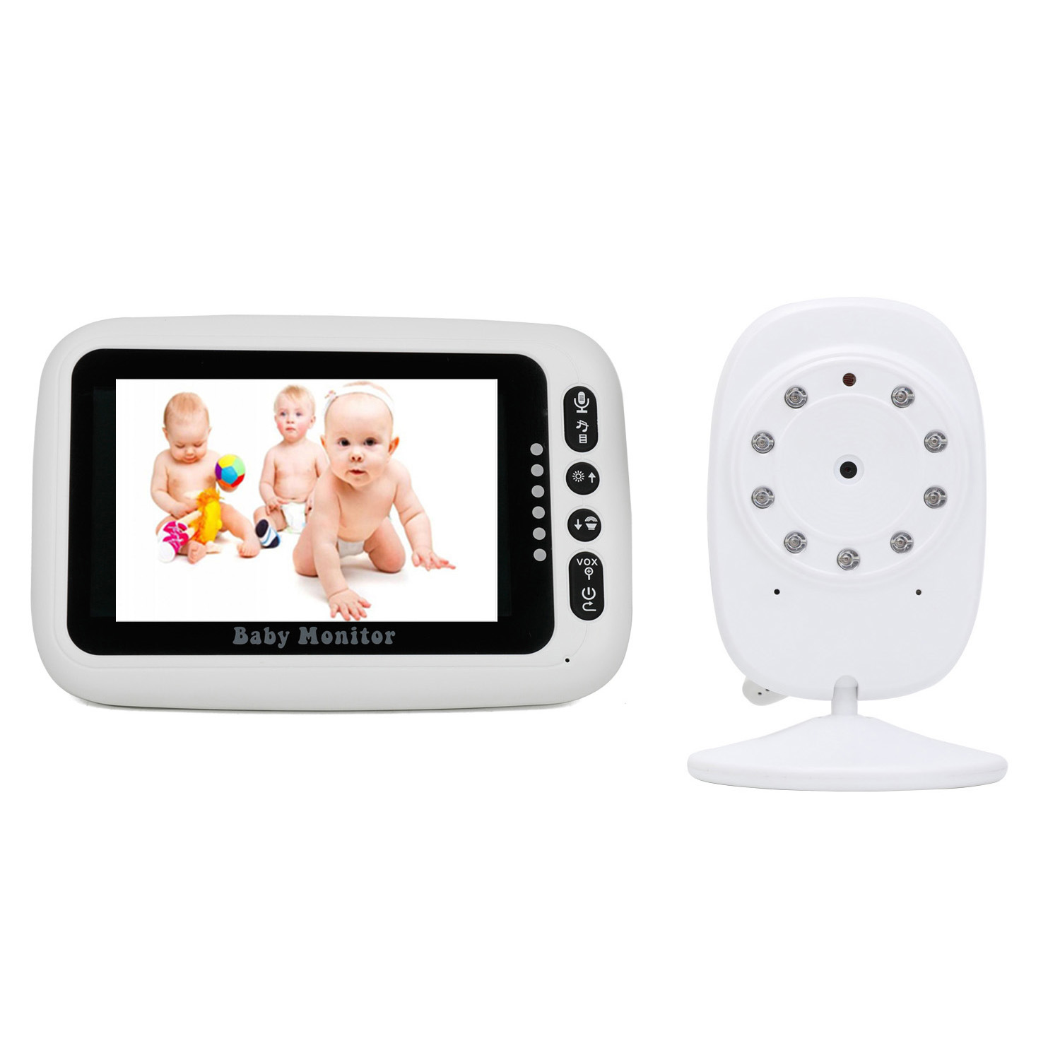 4.3인치 IPS 스크린 무선 비디오 베이비 모니터 인 - Wireless Baby Monitor 리뷰 및 가격