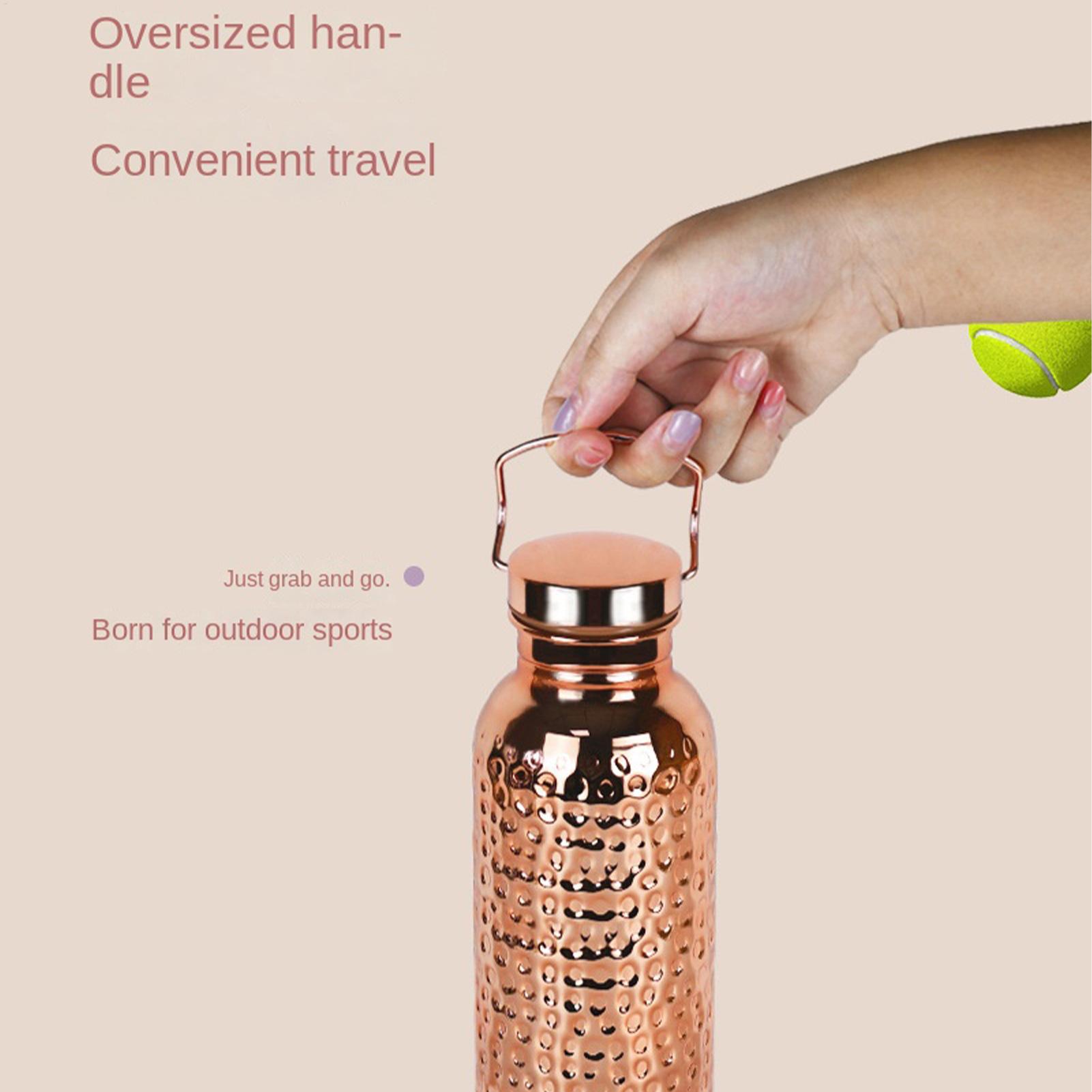 순수 구리 물병 800ml 휴대용 스테인리스 보온병 구 - Portable Bottle Warmer 리뷰 및 가격