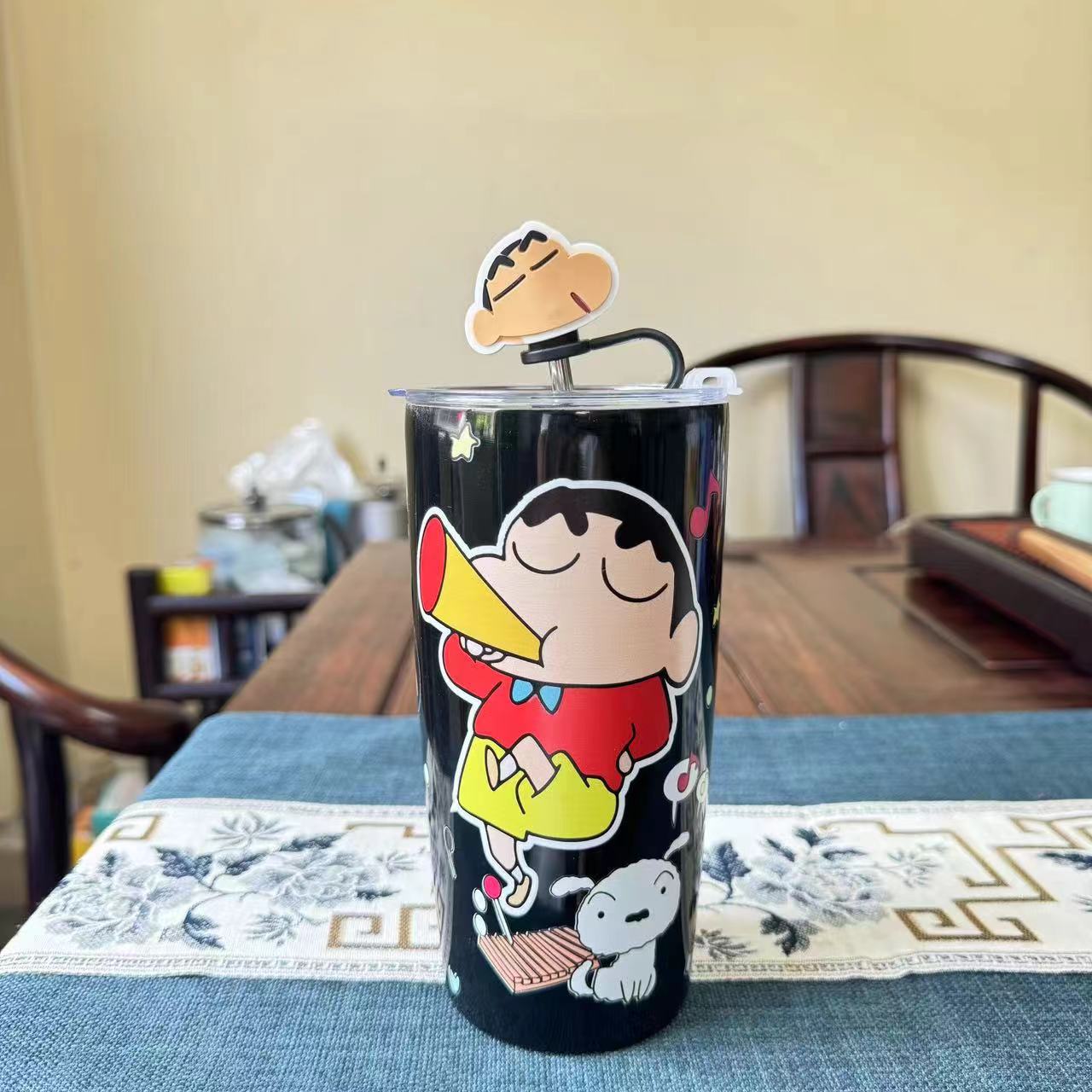 애니메이션 크레용 신짱 스테인레스 스틸 절연 컵 휴대용 - Portable Bottle Warmer 리뷰 및 가격