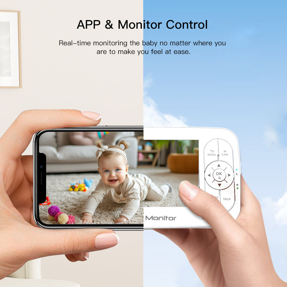5인치 2MP 1080P 앱 원격 제어 WIFI 베이비 - Wireless Baby Monitor 리뷰 및 가격