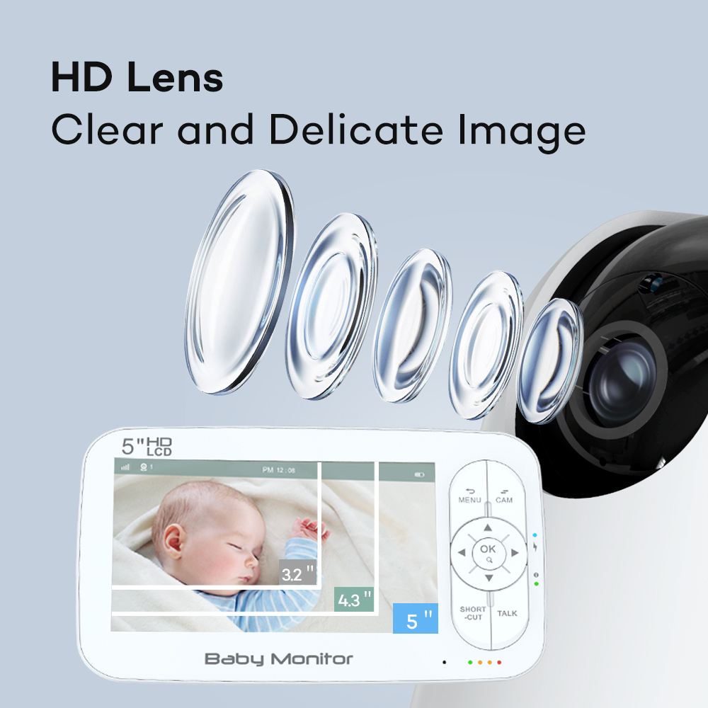 5인치 2MP 1080P 앱 원격 제어 WIFI 베이비 - Wireless Baby Monitor 리뷰 및 가격