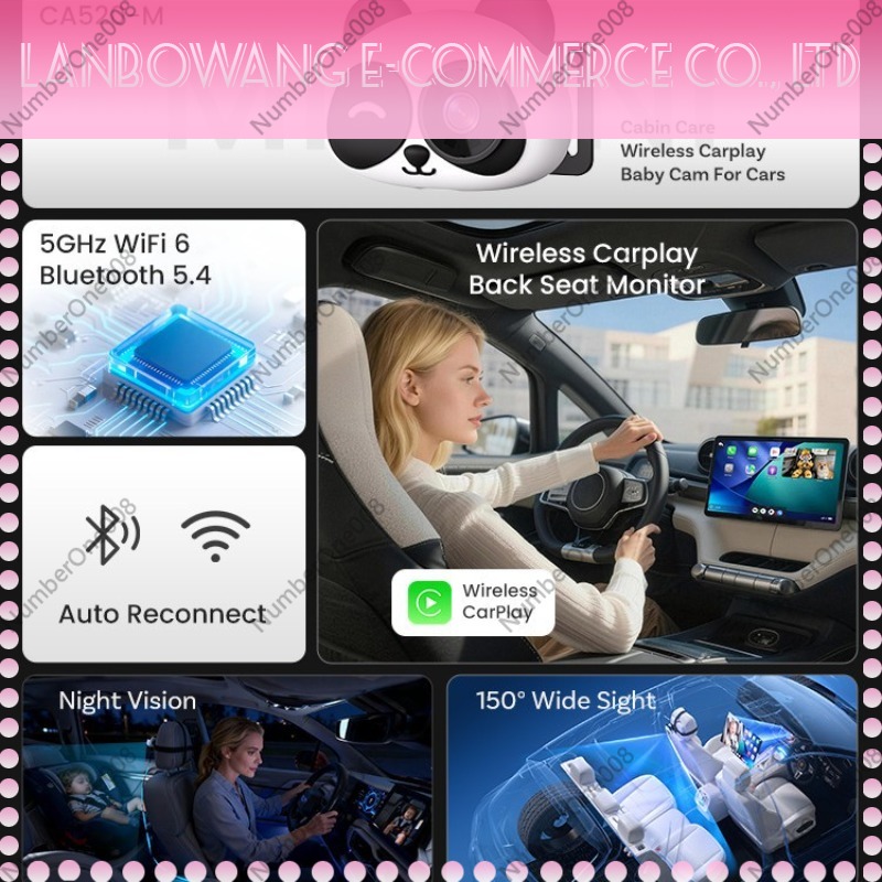 무선 CarPlay 어댑터 베이비 모니터 카메라 무선  - Wireless Baby Monitor 리뷰 및 가격