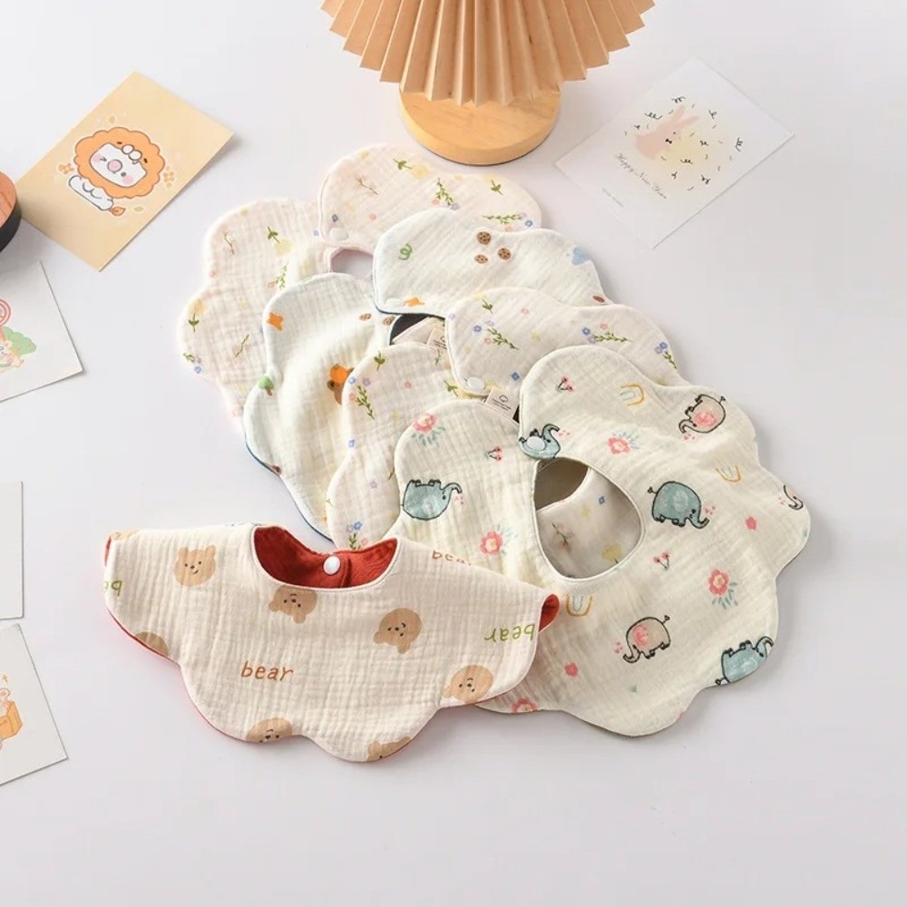 귀여운 양면 사용 가능한 아기 턱받이 순면 거즈 젖꼭지 - Baby Products Nipples 리뷰 및 가격