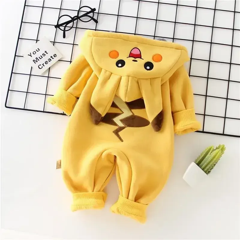 만화 포켓 몬스터 아기 잠옷 신생아 귀여운 겨울 긴팔  - Baby Products In Japan 리뷰 및 가격