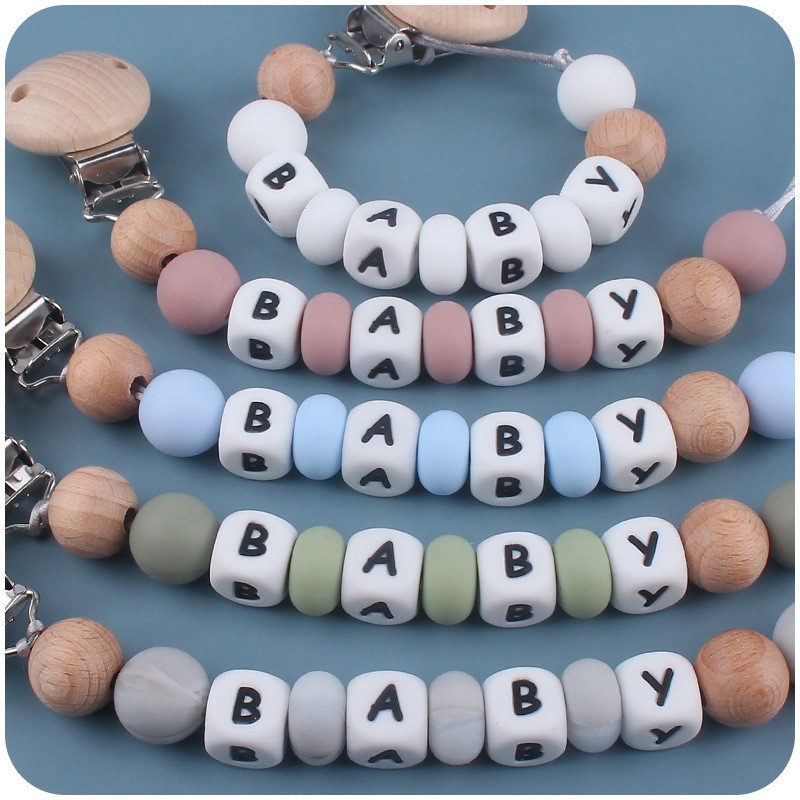 이름 맞춤형 실리콘 젖꼭지 체인 아기 치아발육기 젖꼭지 - Baby Products Nipples 리뷰 및 가격