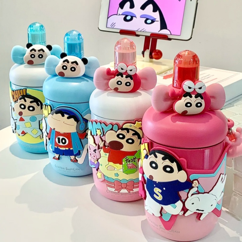 크레용신짱 빨대 보온컵 만화 귀여운 하이룩 보온병 애니 - Portable Bottle Warmer 리뷰 및 가격