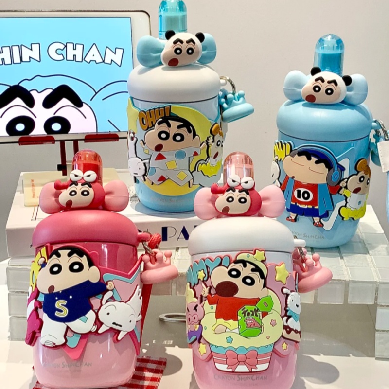 크레용신짱 빨대 보온컵 만화 귀여운 하이룩 보온병 애니 - Portable Bottle Warmer 리뷰 및 가격