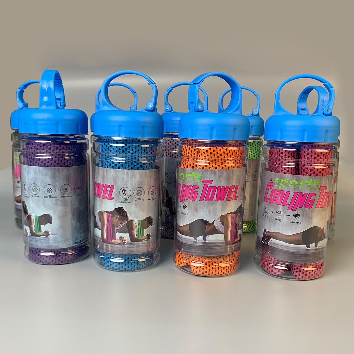 휴대용 쿨링 스포츠 타월 세트, 퀵 드라이 아이스 타월 - Portable Bottle Warmer 리뷰 및 가격
