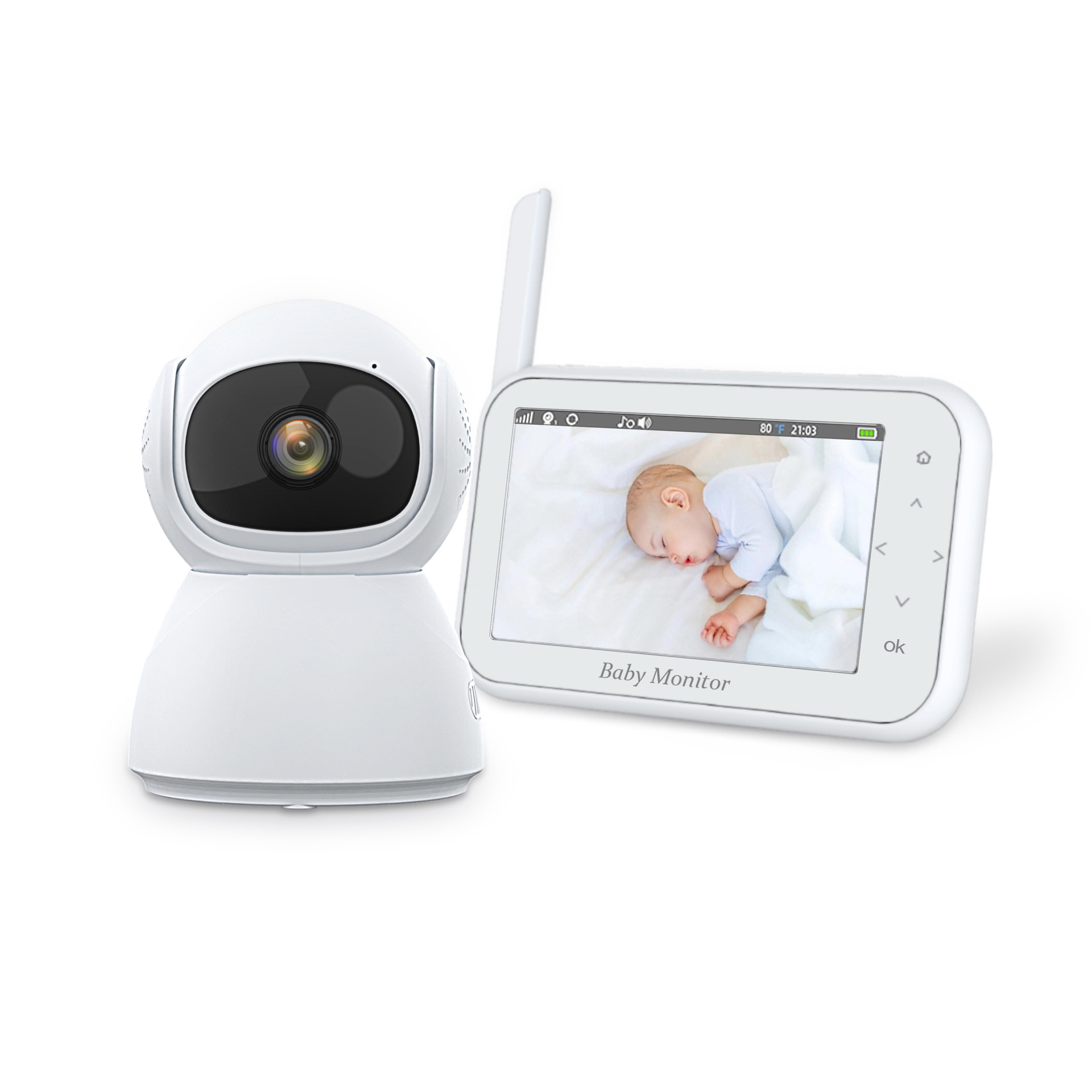 720P 무선 PTZ 베이비 모니터 온도 모니터링 4. - Wireless Baby Monitor 리뷰 및 가격